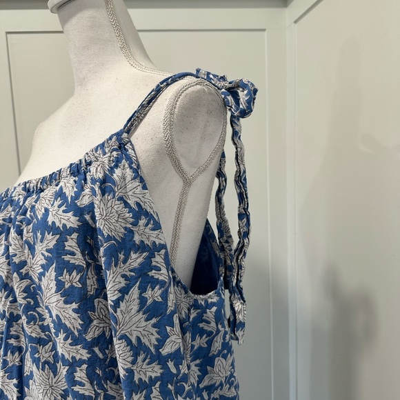 Velvet by Graham & Spencer Joanna Tie Shoulder Cotton Maxi Dress - Picture 4 of 6